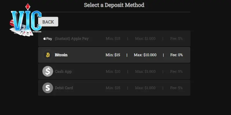 Nạp tiền thông qua Eezie Pay, Help2pay và PayTrust
