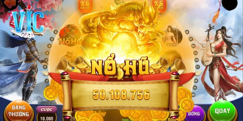 Top 4 tựa game nổ hũ VICCLUB phổ biến nhất hiện nay